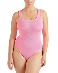 Hunza G Square Neck One Piece Swimsuit