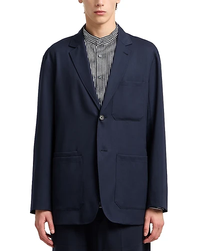 Emporio Armani Regular Fit Twill Blazer
