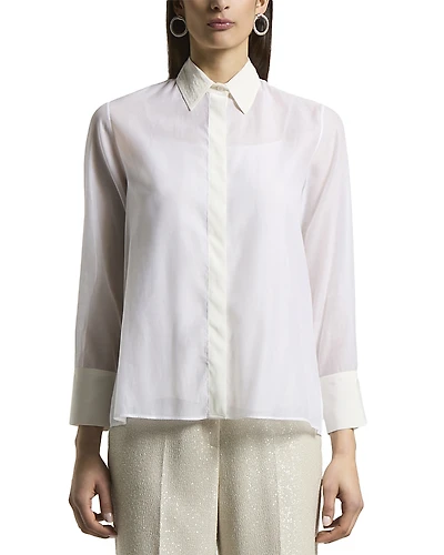 Peserico Cotton and Silk Blouse