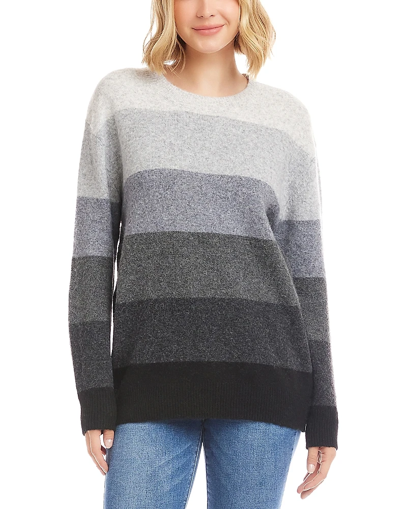 Karen Kane Ombre Striped Sweater
