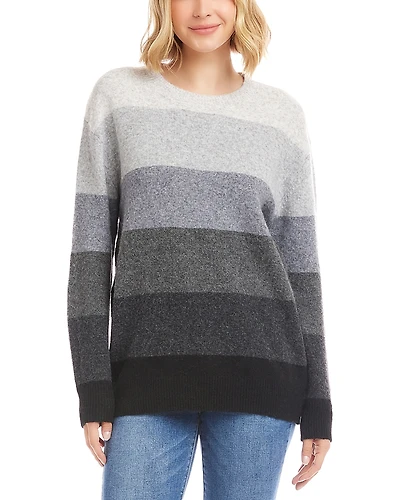 Karen Kane Ombre Striped Sweater