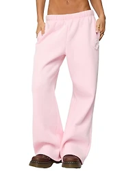 Edikted Love Wide Leg Sweatpants