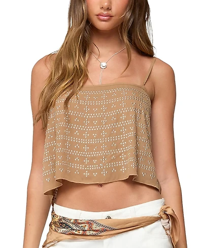 Edikted Sunna Studded Top