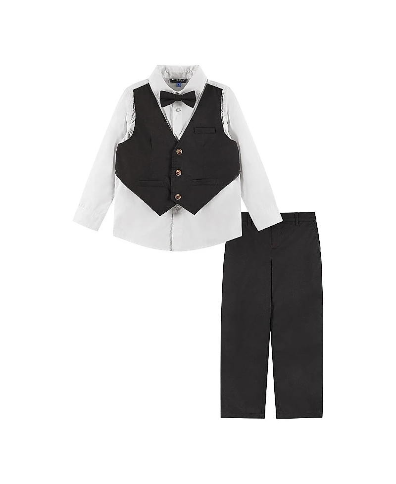 Andy & Evan Boys' Bowtie, Vest, Buttondown and Pant Set - Little Kid