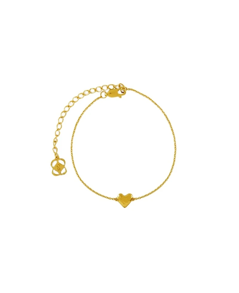 Ottoman Hands Hammered Heart Bracelet