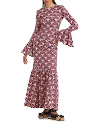 La Doublej Alba Dress Fans