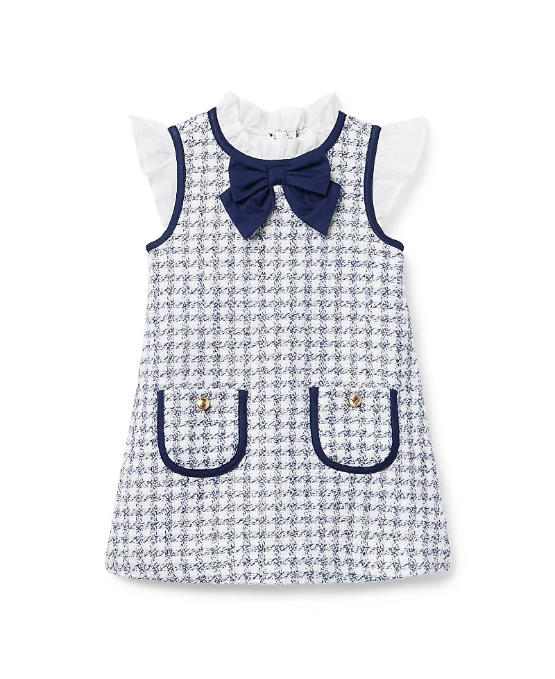 Janie and Jack Girls' The Tailored Tweed Dress - Little Kid, Big Kid