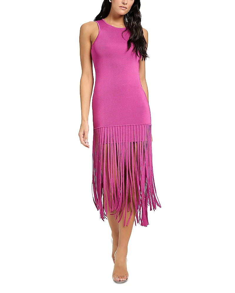 Toccin Magaux Dress with Fringe