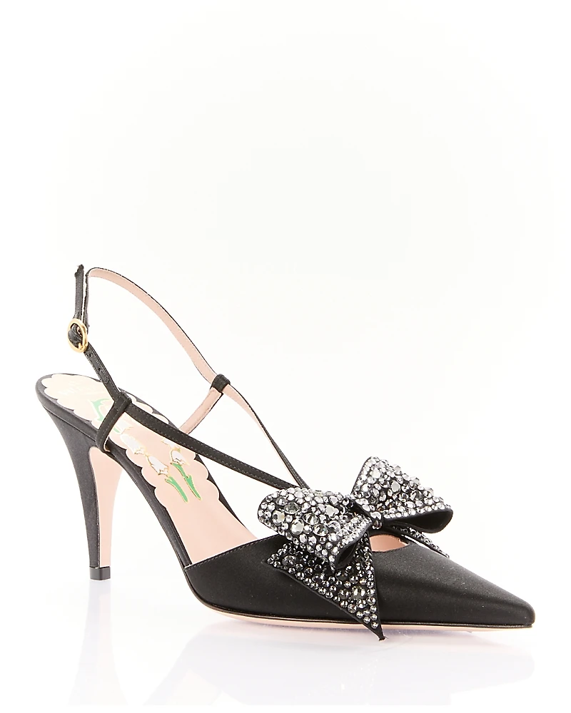 Valentino Garavani Women's Bow Slingback Pumps