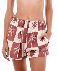Malai Sunrise Palm Vento Elastic-Waist Short