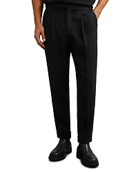 Reiss Men's Textured Wool Pants