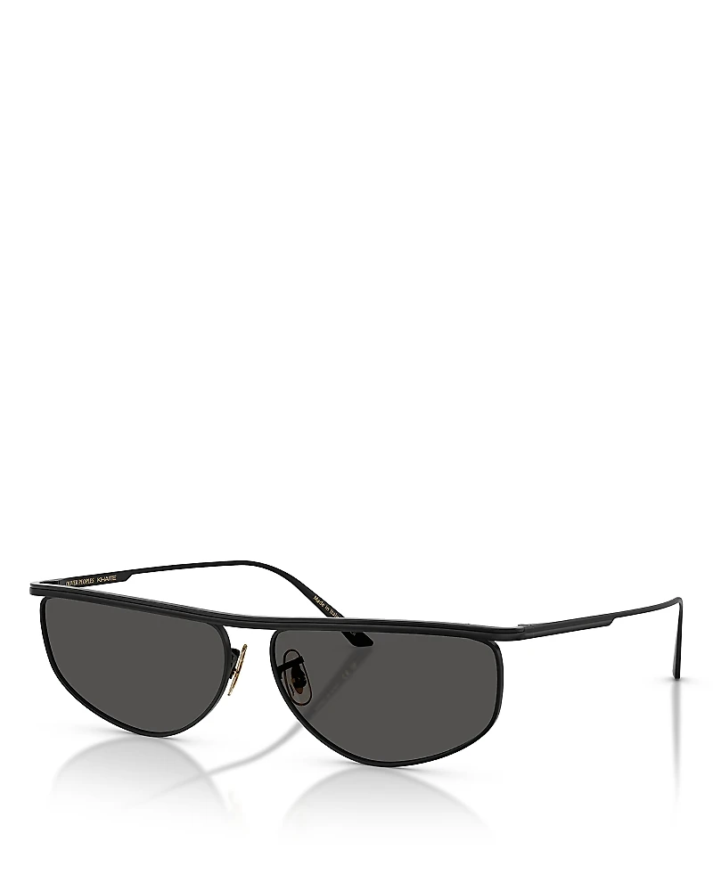 Khaite X Oliver Peoples Irregular Oval Sunglasses