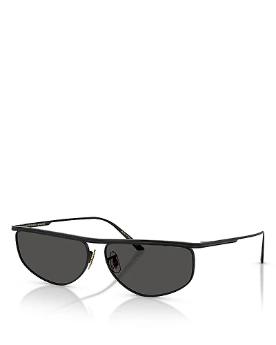 Khaite X Oliver Peoples Irregular Oval Sunglasses