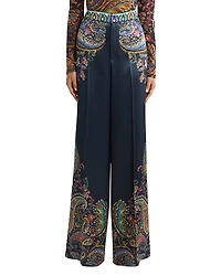 Etro Full Length Wide Leg Trousers
