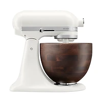 KitchenAid Artisan Series 5 Quart Tilt Head Stand Mixer with Walnut Wood Bowl