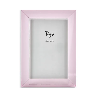 Tizo Crystal Glass Picture Frame, Pink, 5 x 7