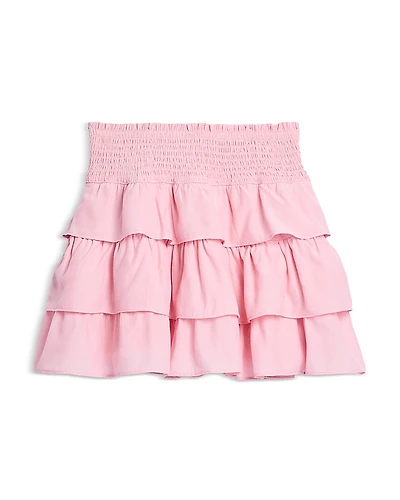 Aqua Girls' Smocked Waist Skirt, Big Kid - Exclusive