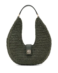 Anine Bing Lou Monogram Crocheted Shoulder Bag