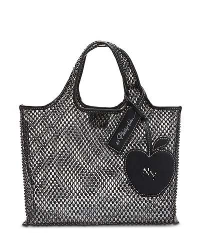3.1 Phillip Lim Mini Embellished Mesh Market Tote Bag