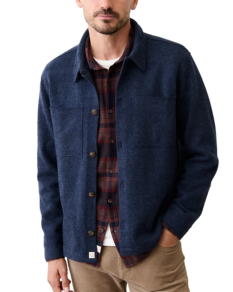 Marine Layer Boiled Wool Overshirt