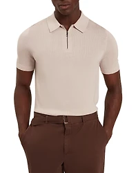 Ted Baker Givrans Quarter Zip Polo Shirt