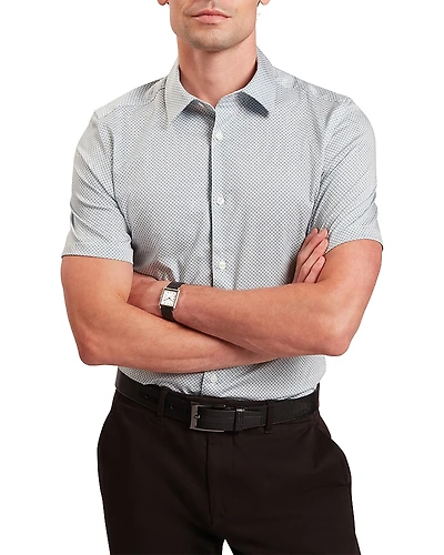 Ted Baker Romann Slim Fit Short Sleeve Button Front Shirt