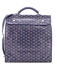 Pre-Owned Goyard Saint Leger Briefcase Backpack Coated Canvas