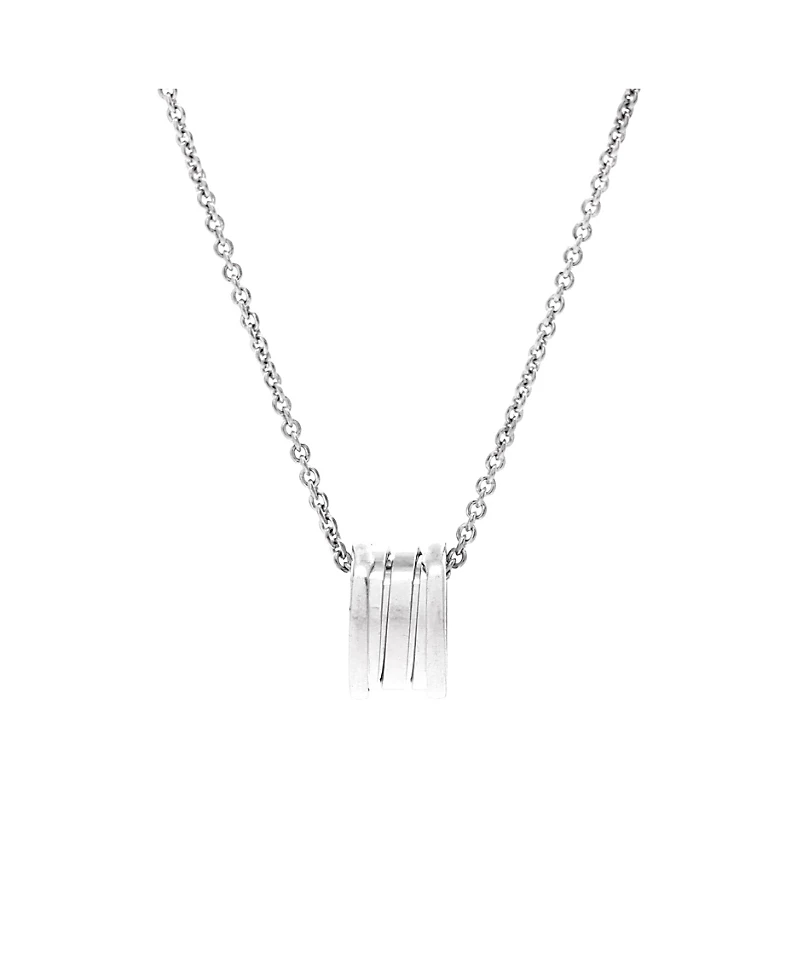 Pre-Owned Bvlgari B. Zero1 Pendant Necklace 18K White Gold, 15.25 - 18"