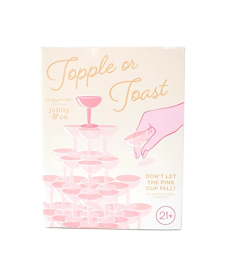 Jollity & Co. Topple or Toast Large Game Set