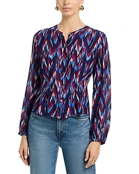 Velvet by Graham & Spencer Estella Cinched Waist Blouse