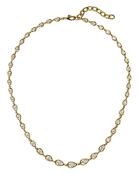 Nadri It Girl Cubic Zirconia Chain Collar Necklace, 16-18