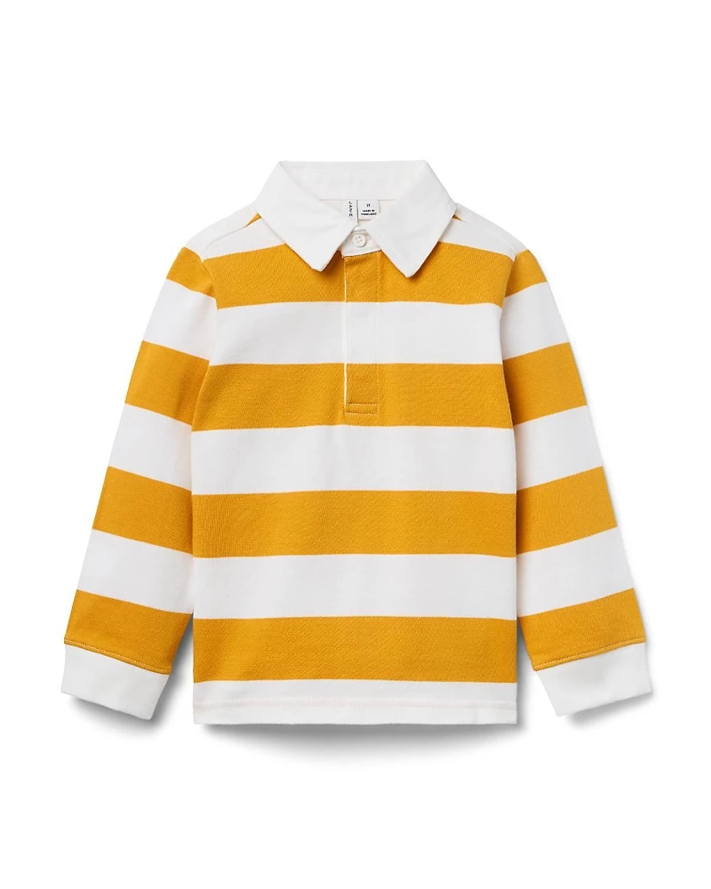 Janie and Jack Boys' Striped Rugby Shirt - Baby, Little Kid, Big Kid
