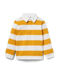 Janie and Jack Boys' Striped Rugby Shirt - Baby, Little Kid, Big Kid