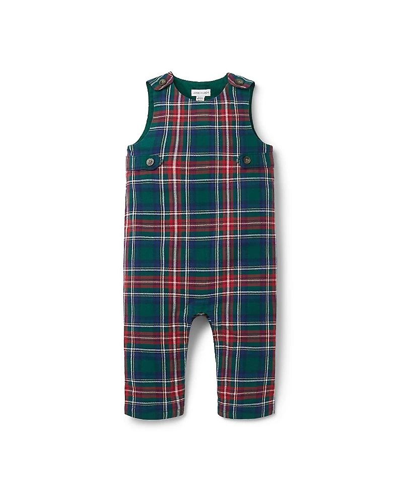 Janie and Jack Boys' The Tartan Overall - Baby