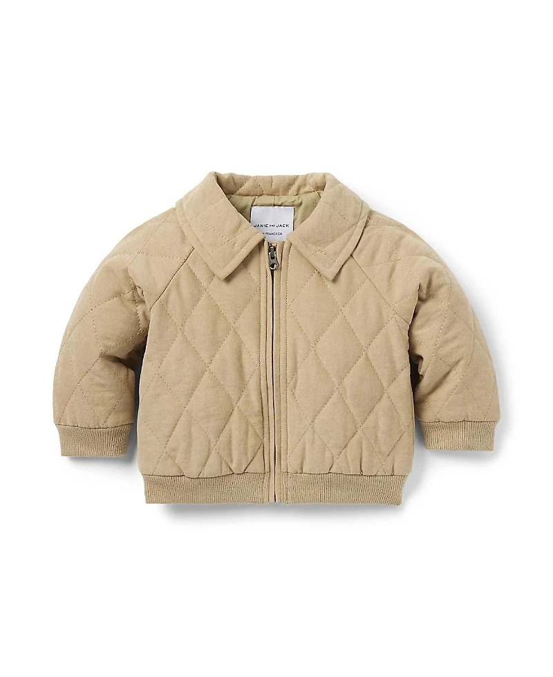 Janie and Jack Boys' Quilted Jacket - Baby