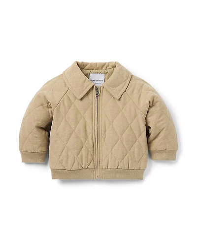 Janie and Jack Boys' Quilted Jacket - Baby