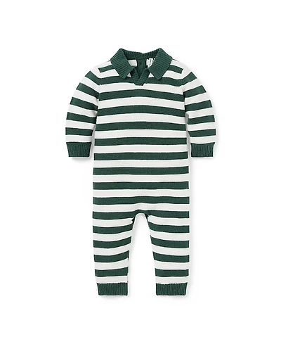 Janie and Jack Boys' Striped Rugby One-Piece - Baby