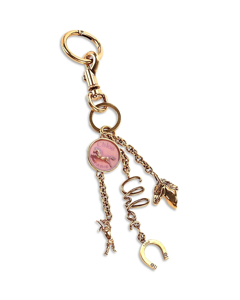Chloe Symbols Coin Horse Bag Charm