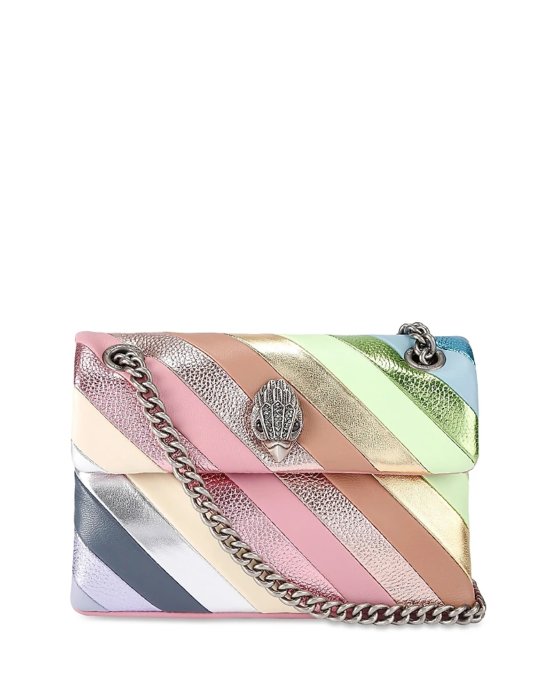 Kurt Geiger London Kensington Mini Leather Stripe Convertible Crossbody