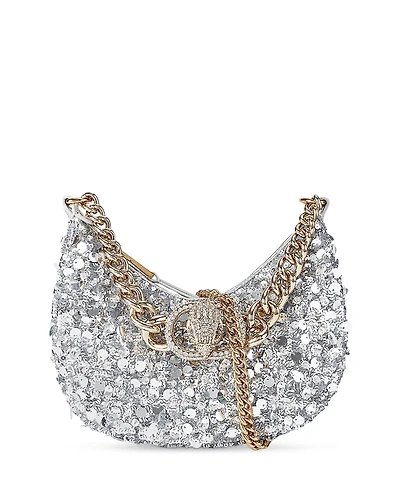 Kurt Geiger London Chelsea Small Sequined Chain Hobo Bag