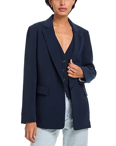 rag & bone Jennifer Combo Crepe Blazer Vest Set