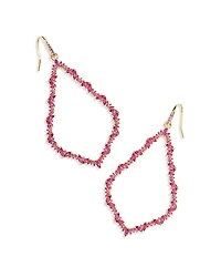 Kendra Scott Sophee 14K Gold Plated Cubic Zirconia Open Frame Drop Earrings