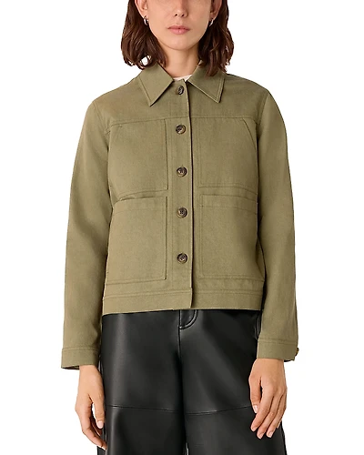 Whistles Mia Four Pocket Button Jacket