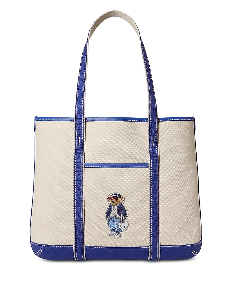 Polo Ralph Lauren Polo Bear Small Canvas Shopper Tote