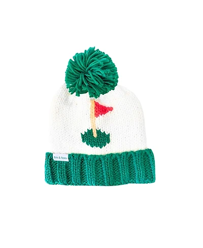 Bits & Bows Boys' Golf Flag Bobble Hat - Big Kid