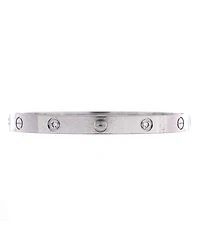 Pre-Owned Cartier Love 4 Diamond Bracelet 18K White Gold and Diamonds