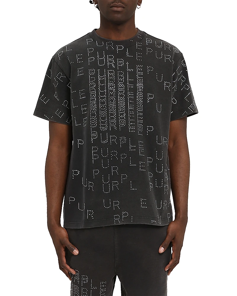 Purple Brand Short Sleeve Logo Print Tee