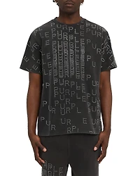 Purple Brand Short Sleeve Logo Print Tee