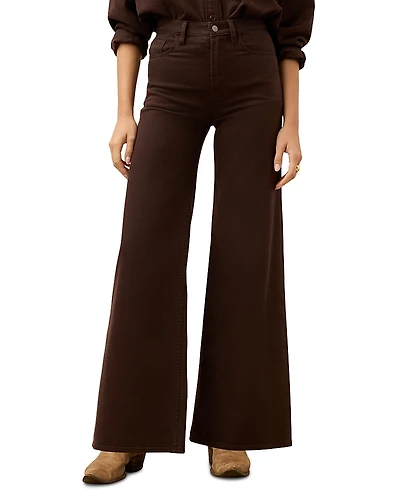 Faherty Saturday High Rise Wide Leg Jeans