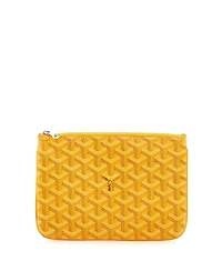 Pre-Owned Goyard Pm Senat Zip Pouch Coated Canvas